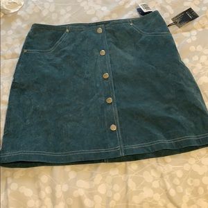 Faux suede forever 21 skirt